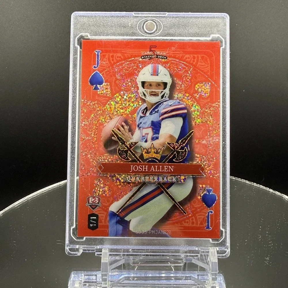 Wild Card Patrick Mahomes Josh Allen 1/1 Stacked Deck E3 Back 2 Back